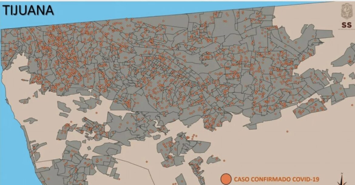 Cambian Colonias Con Casos Activos En Tijuana Baja California