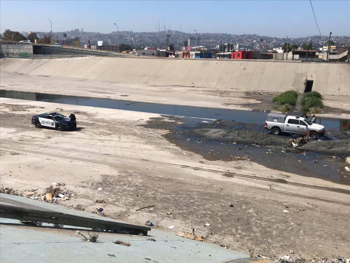 Policía Municipal halla restos humanos en la canalización del Río.