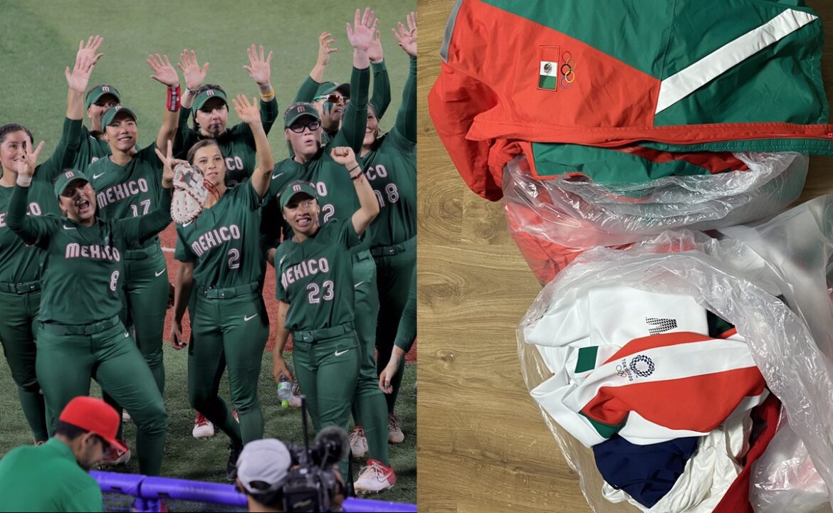 JUGADORAS DE SOFTBOL TIRARON UNIFORMES A LA BASURA