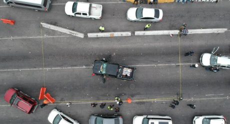 Esta es la causa del intento de arresto del estadounidense que chocó en la garita