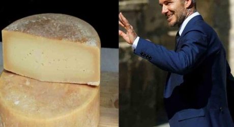 Elaboran queso con bacterias de los pies de David Beckham