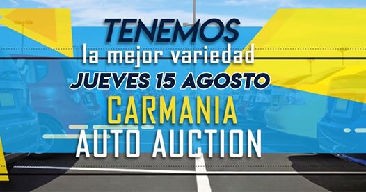 Carmania Auto Auction subasta remate de autos usados