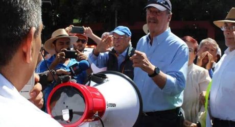 VIDEO: Corren a Fox de marcha contra AMLO, la que él mismo alentó