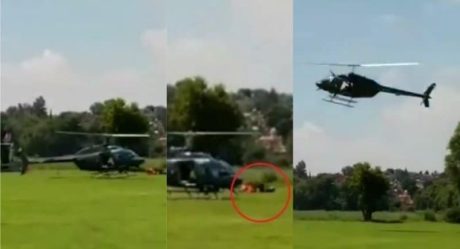 Cae helicóptero con actores de "El Señor de los Cielos"