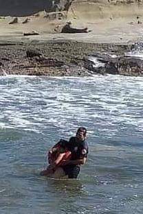 Rescate de ahogados en playa de San Quintín en Ensenada 