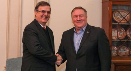 Anuncian reunión entre Ebrard y Pompeo en México