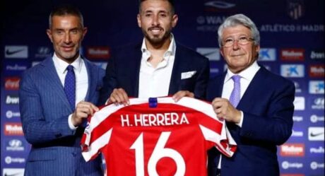 Héctor Herrera presentado como nuevo jugador del Atlético de Madrid