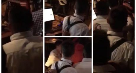 VIDEO: Violenta riña en bar del centro tras juego de Xolos