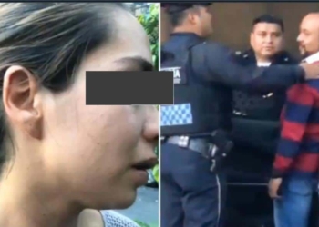 joven ayuda mujer punto secuestrada