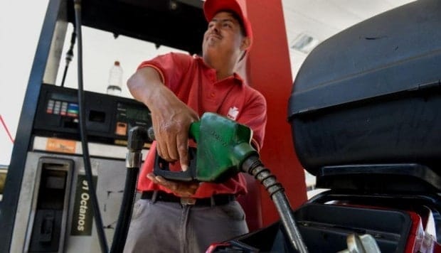 gasolina sin estímulos fiscales