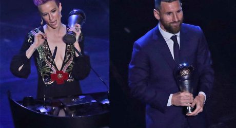 Messi y Rapinoe son los mejores en 2019