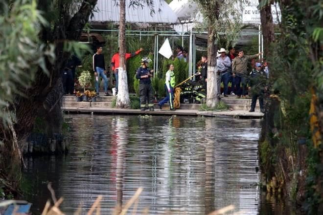 operativo en Xochimilco para recuperar cuerpo