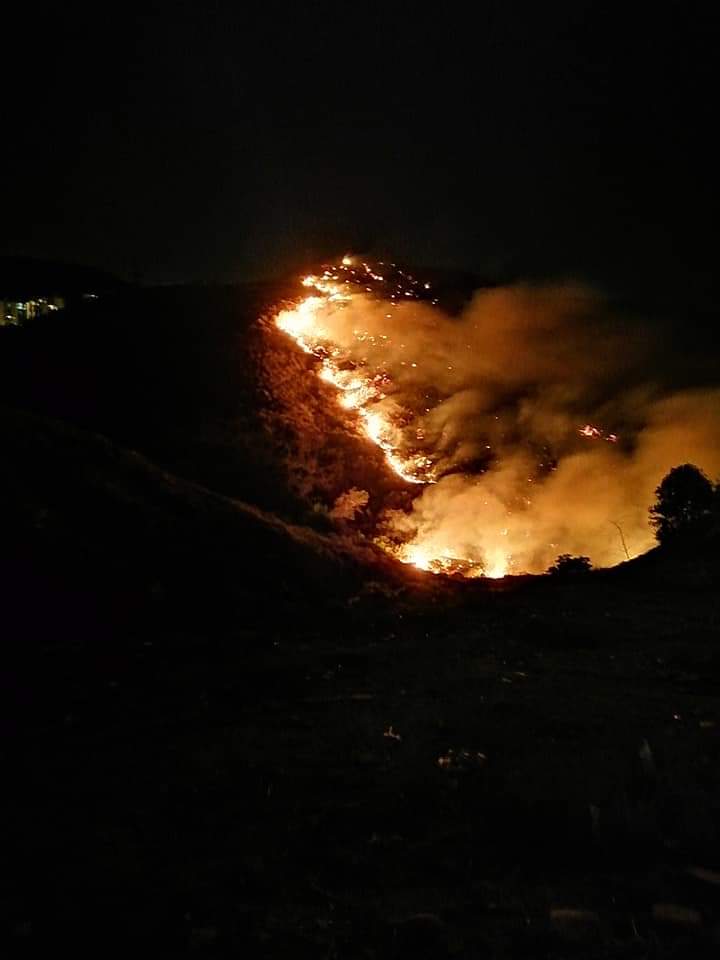 Incendios en Ensenada provocan cierre de carretera