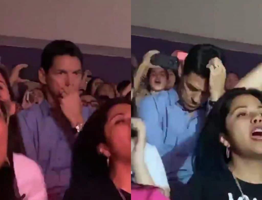 Captan al Guille Franco en concierto y se viraliza