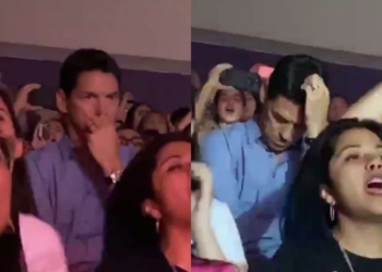 Captan al Guille Franco en concierto y se viraliza