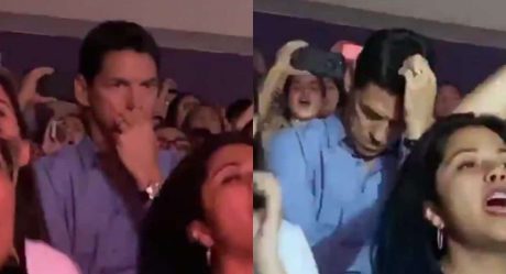 Captan al Guille Franco en concierto y se viraliza