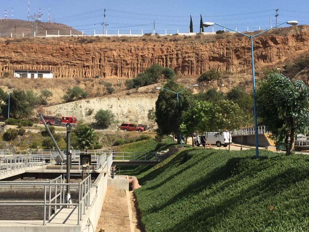 Planta tratadora, restos humanos