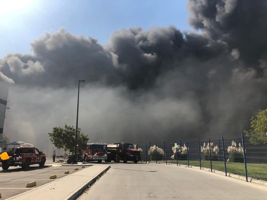 Incendio en Tijuana