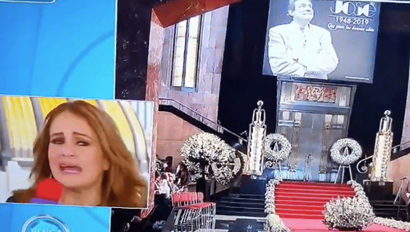 Flor Rubio se vuelve tendencia por actuación en funeral de José José