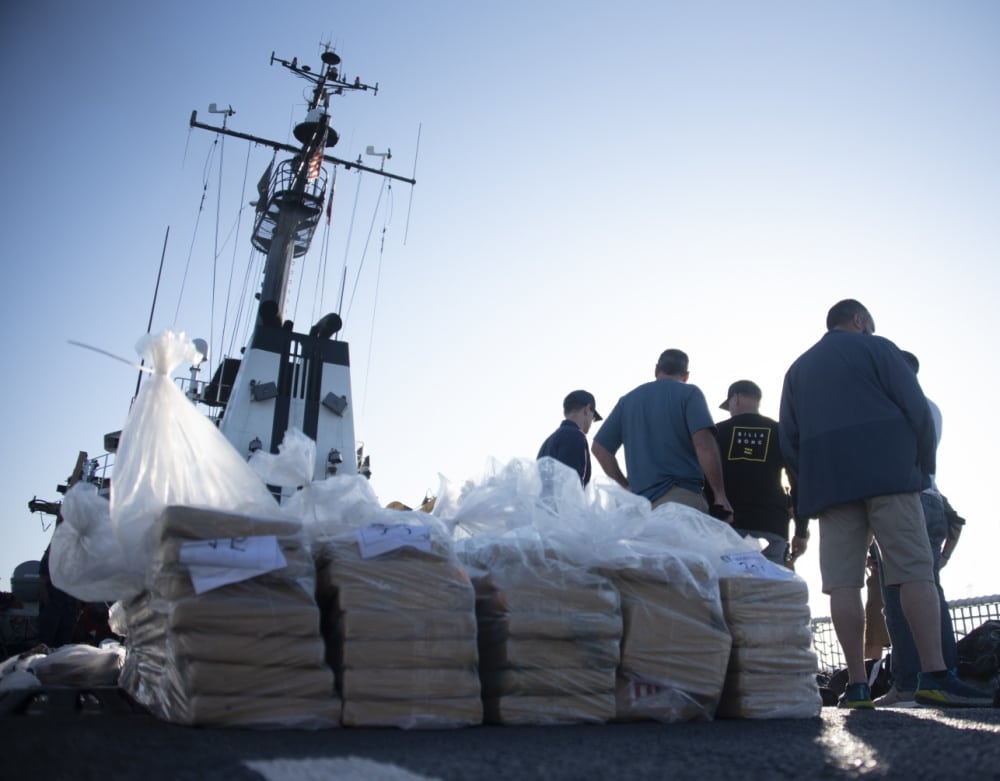 Guardia Costera incautó millones en droga