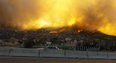 Histórica la devastación por los incendios en Baja California