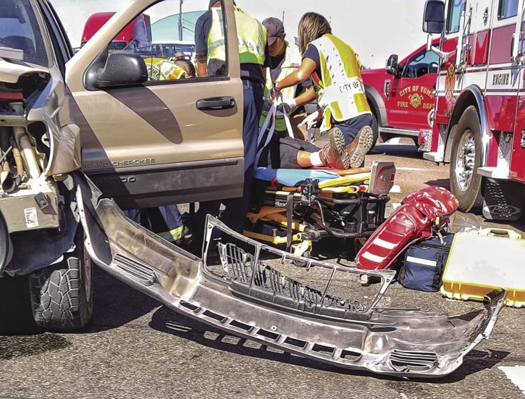 Accidente carretero por uso de celular