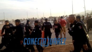 Guerra campal entre porras de Tijuana y Juárez
