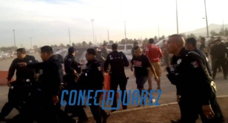 Guerra campal entre porras de Tijuana y Juárez