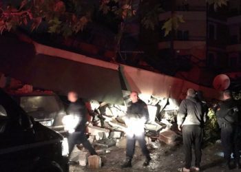 Fuerte terremoto en Albania