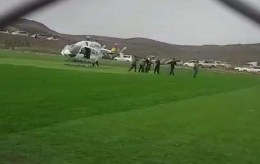 Helicóptero de Evo Morales aterriza de emergencia