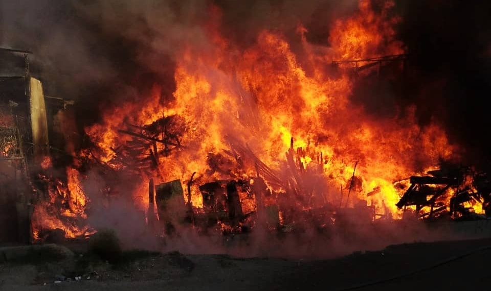 Arde vivienda en Tijuana