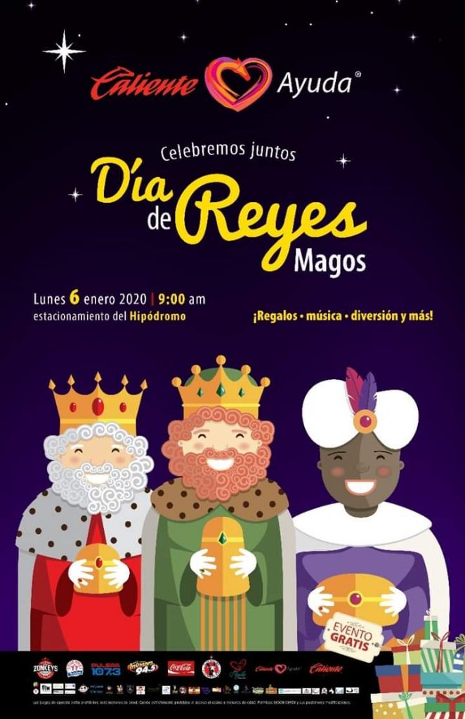 Caliente invita a su tradicional festejo de Reyes Magos