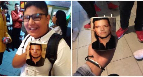 Recibe de intercambio taza de Ricky Martin, el pidió de Rick y Morty