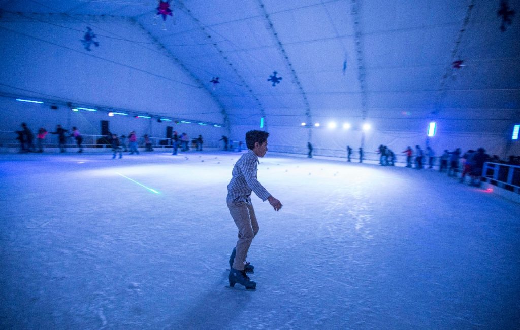 Llega la pista de hielo a Tijuana