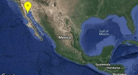 Fuerte sismo en Baja California