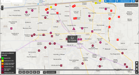 Mexicali recibe 2020 con extrema contaminación