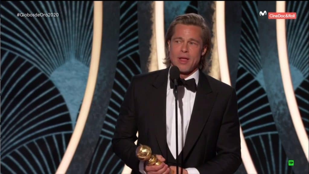 Cámara capta la cara de Jennifer Aniston cuando Brad Pitt ganó