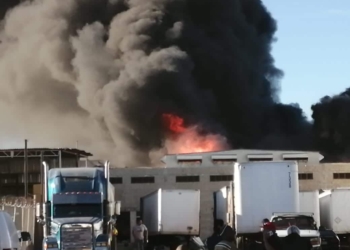 Se incendia fábrica de Tijuana