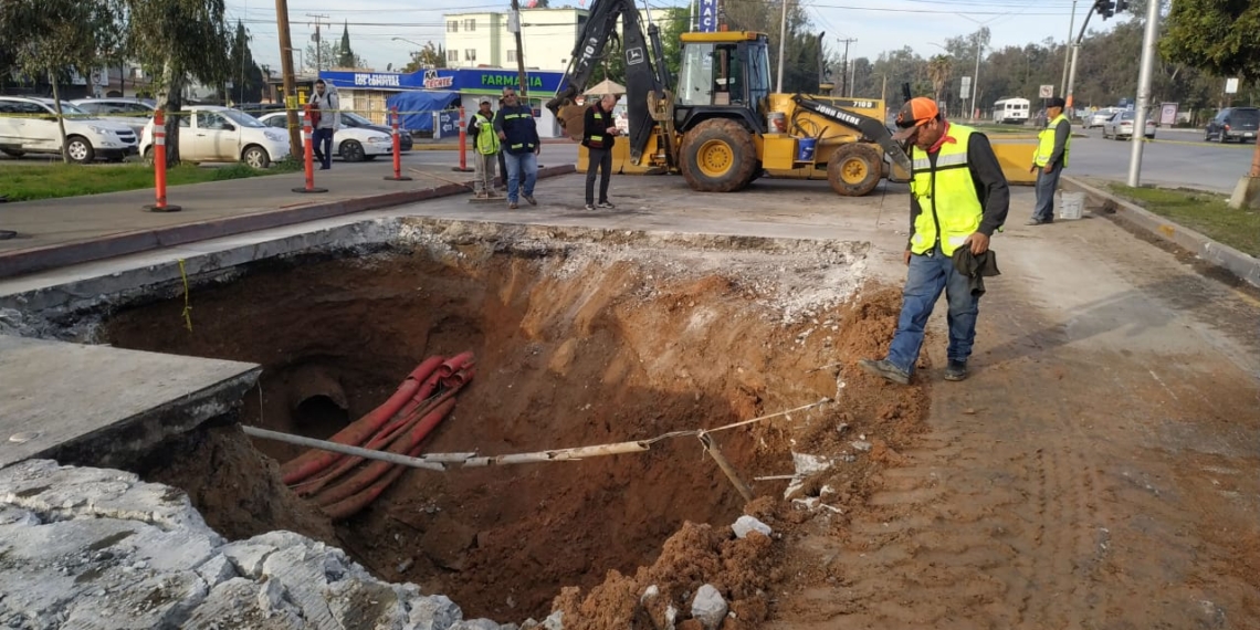 Casi dos millones para reparar el socavón del bulevar Limón Padilla