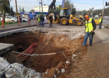 Casi dos millones para reparar el socavón del bulevar Limón Padilla