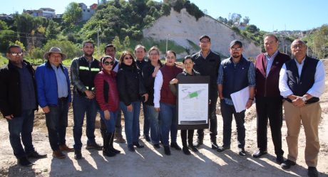 Munícipe recorre obra de rehabilitación en Parque Cañón Sánchez Taboada