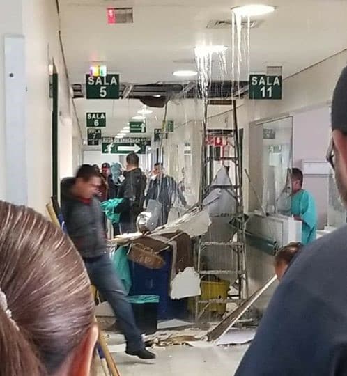 ‘Llueve’ en hospital del IMSS en BC