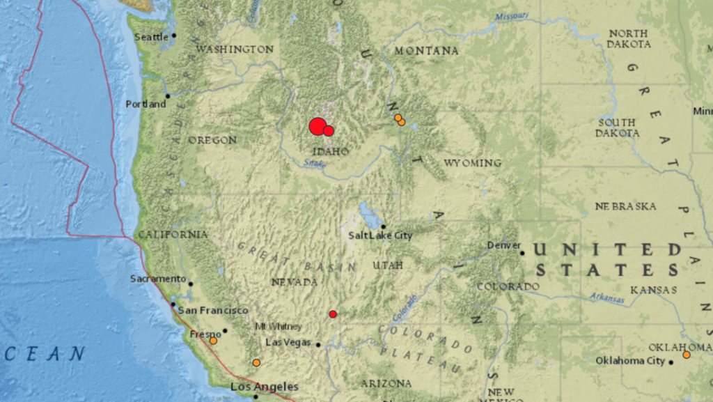 Sismo de magnitud 6.5 en Idaho