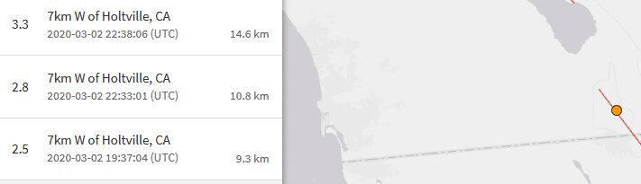 Screenshot 2020 03 02 Latest Earthquakes