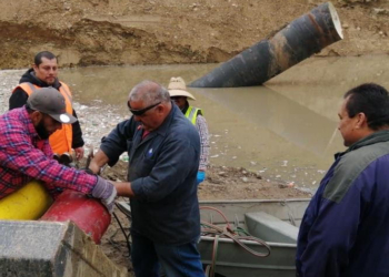 CESPT entra en acción para evitar inundación en planta de bombeo del cañón del matadero