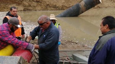 CESPT entra en acción para evitar inundación en planta de bombeo del cañón del matadero