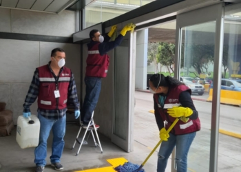 Limpian estación 22 de SITT tras alojar alemana con sospechas de covid-19