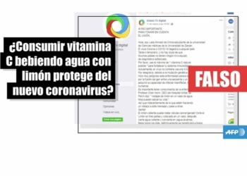 Consumir vitamina C con limón NO previene el coronavirus