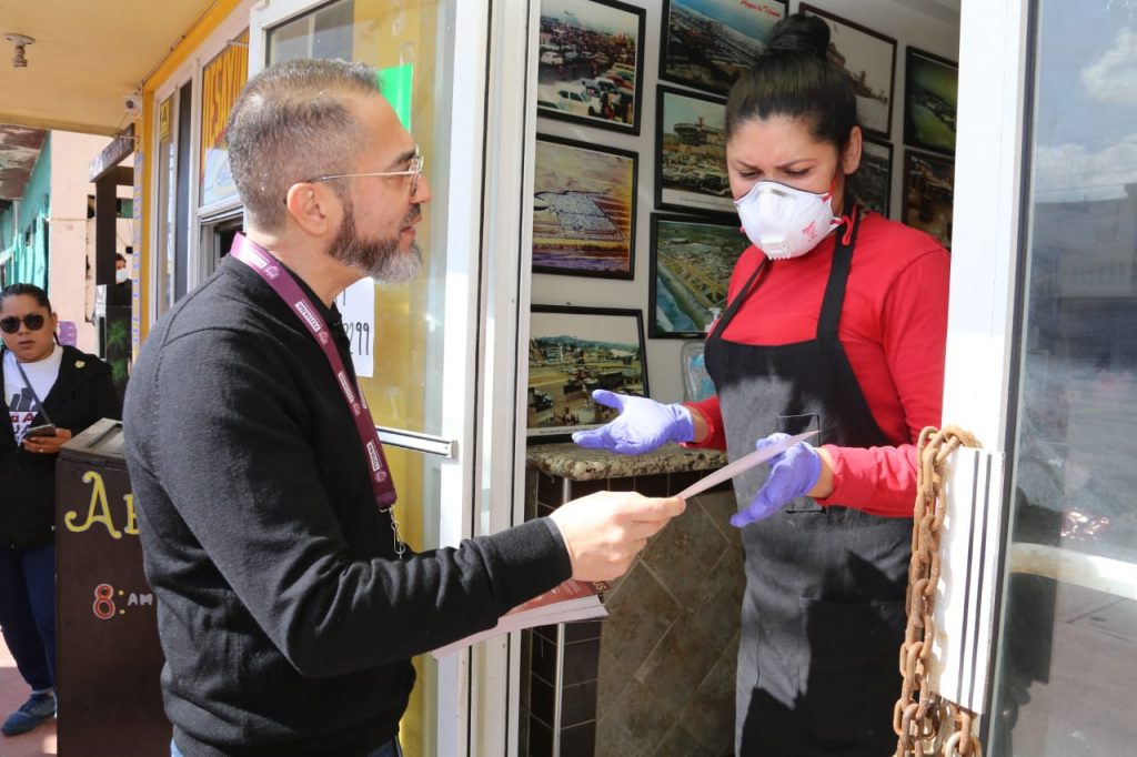 Recorren Playas de Tijuana para exhortar a seguir medidas