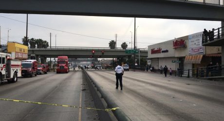 Varias vialidades cerradas tras accidente en Crucero 5 y 10